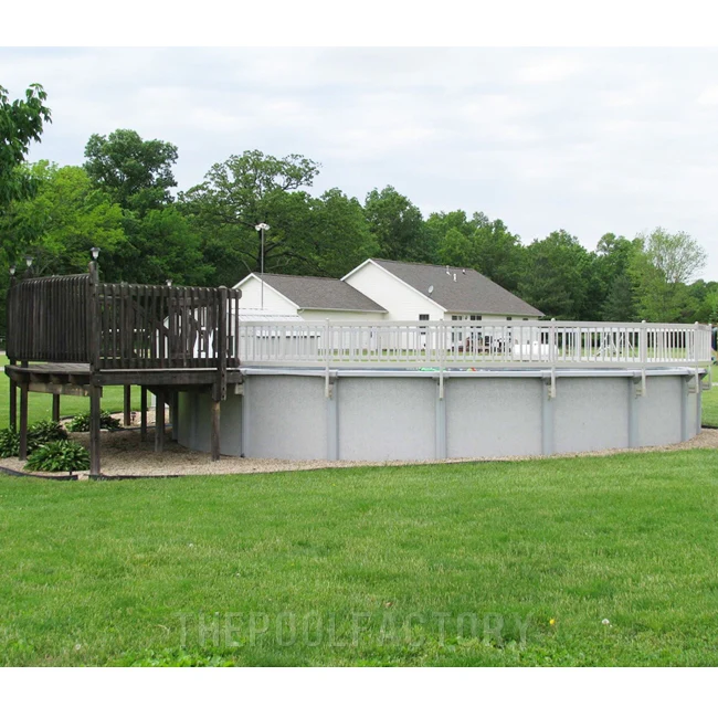8'x19' Oval Vinyl Works Premium Resin Fence Kit - Image 4