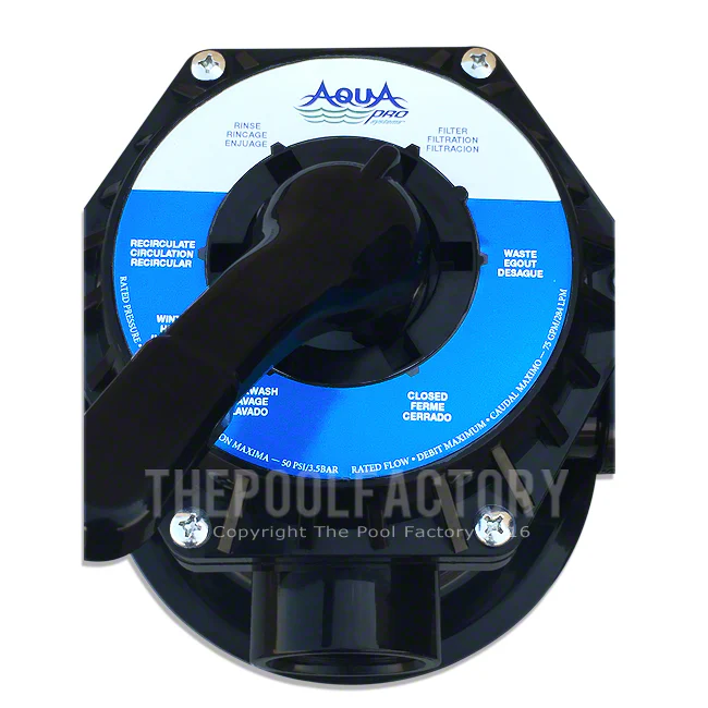 AquaPro 7 Way Top Mount Sand Filter Valve - Image 2