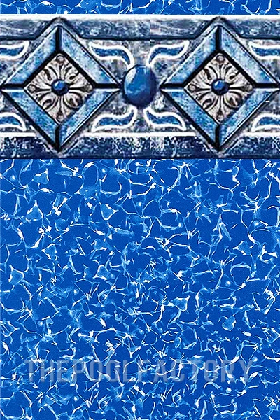 15'x30'x54" Oval Beaded Intrepid Liner - 40 Gauge