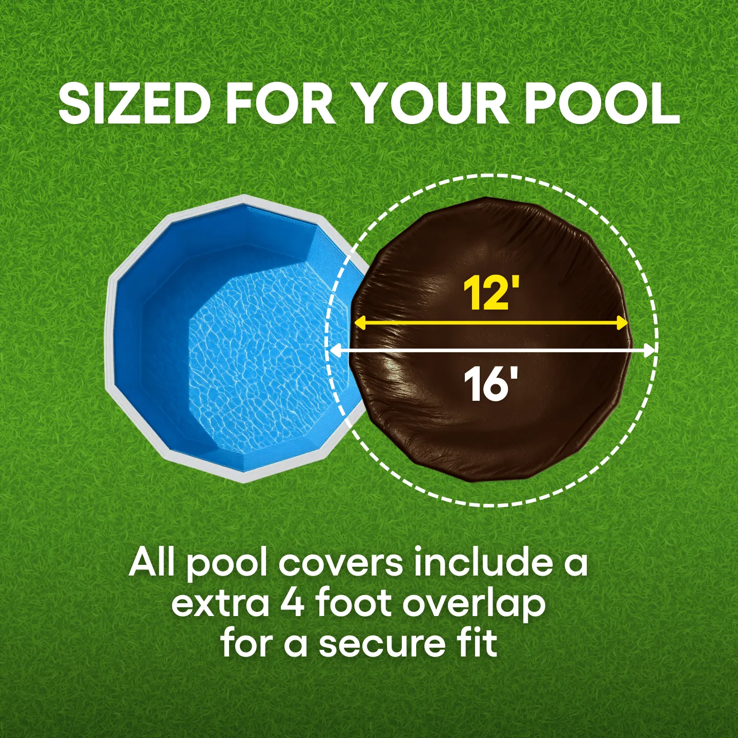 12' Round Super Heavy XXtreme Winter Cover - Image 6